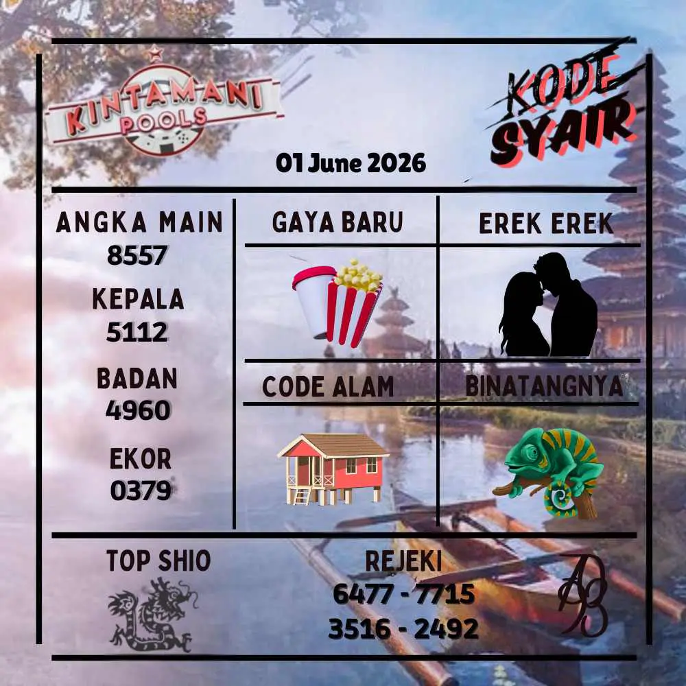 Kode Syair Kintamani Pools Juni 2026
