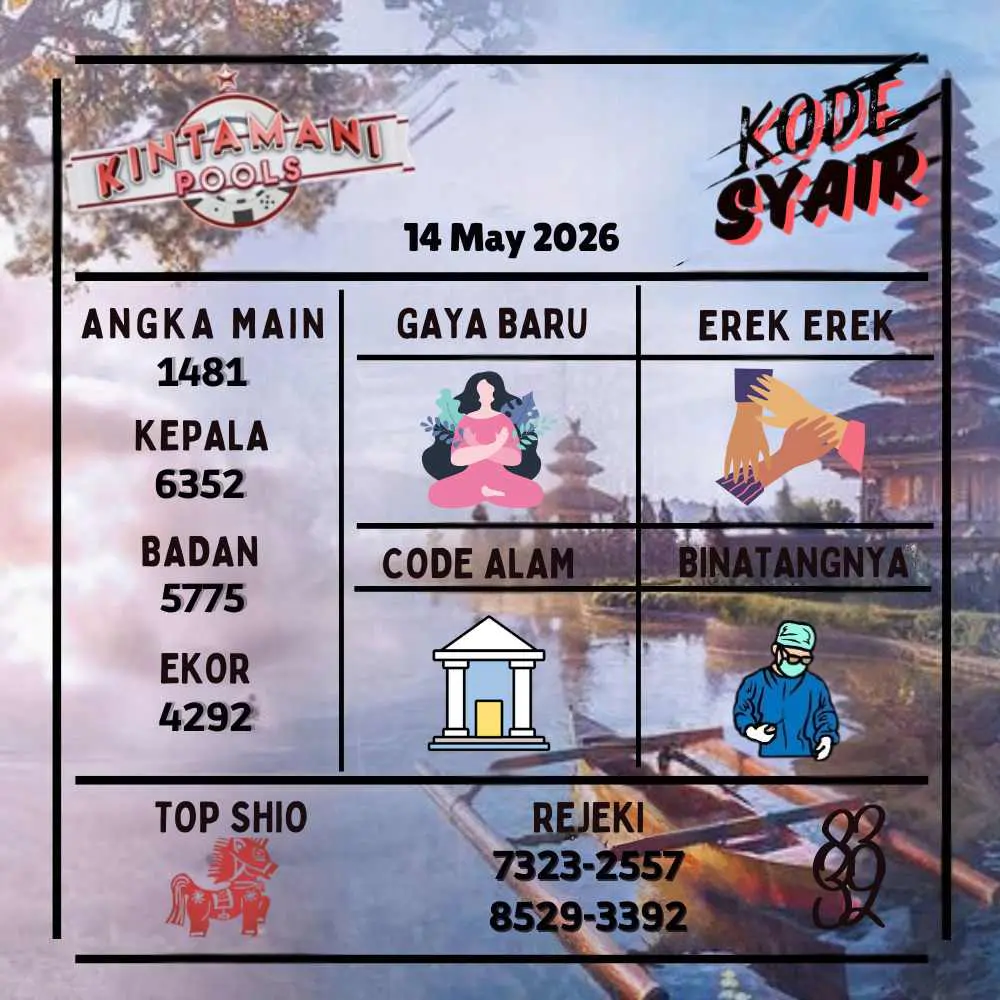 Kode Syair Kintamani Pools Mei 2026