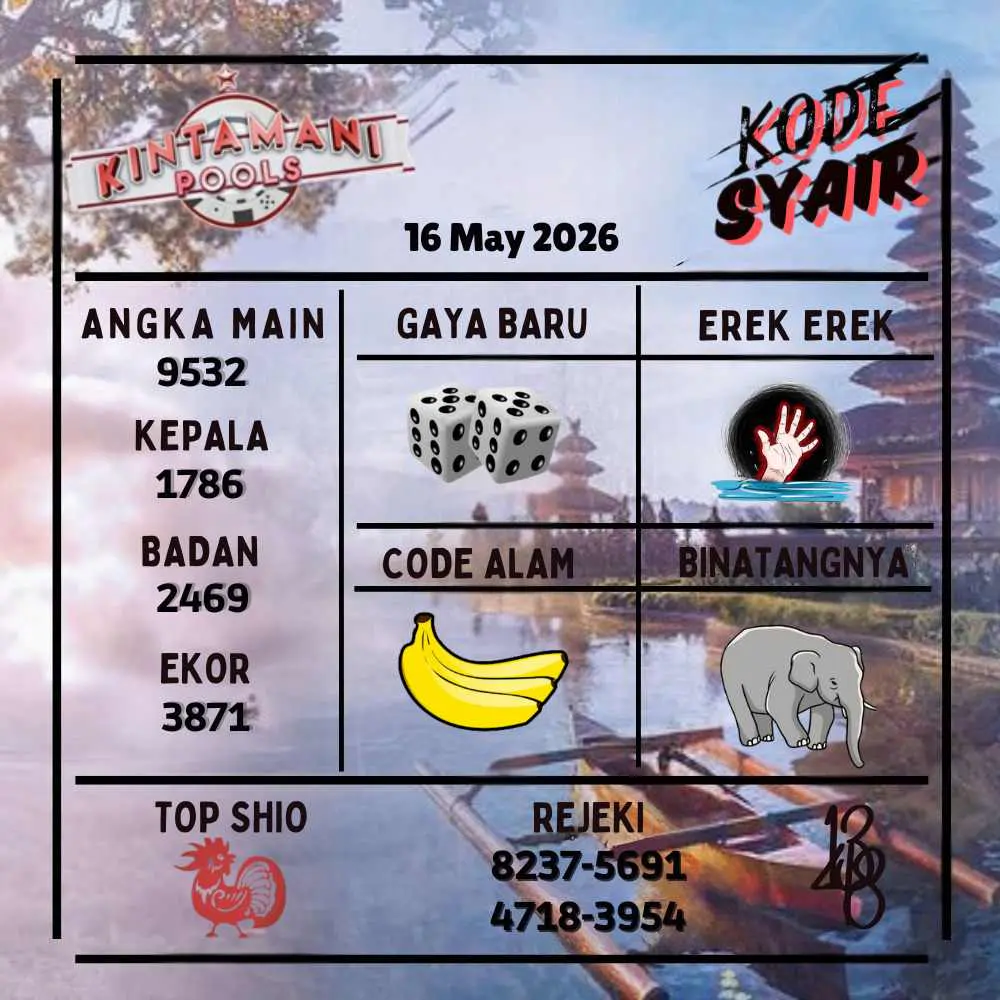 Kode Syair Kintamani Pools Mei 2026