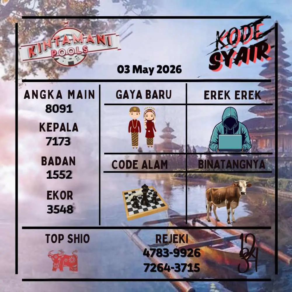 Kode Syair Kintamani Pools Mei 2026
