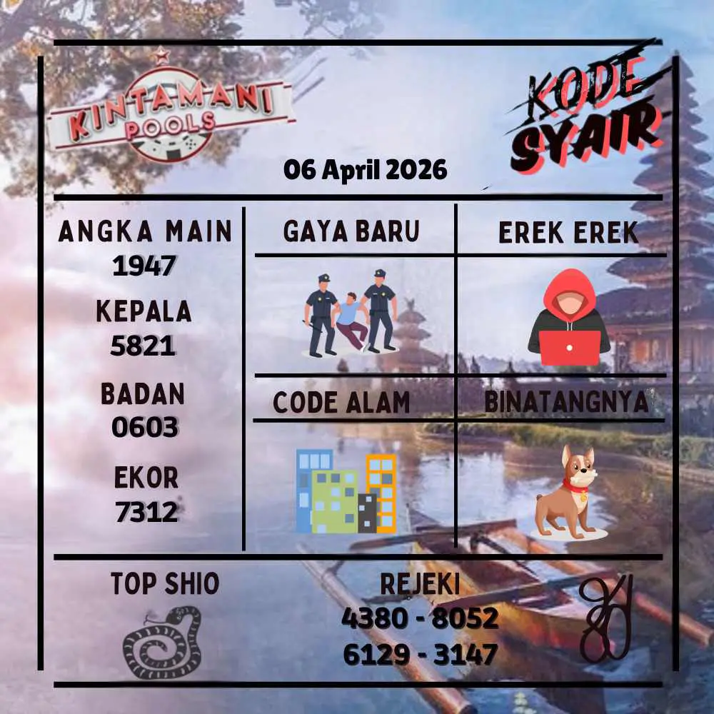 Kode Syair Kintamani Pools April 2026