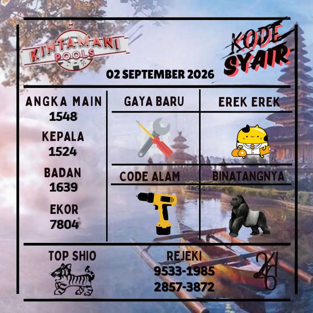 Kode Syair Kintamani Pools September 2026
