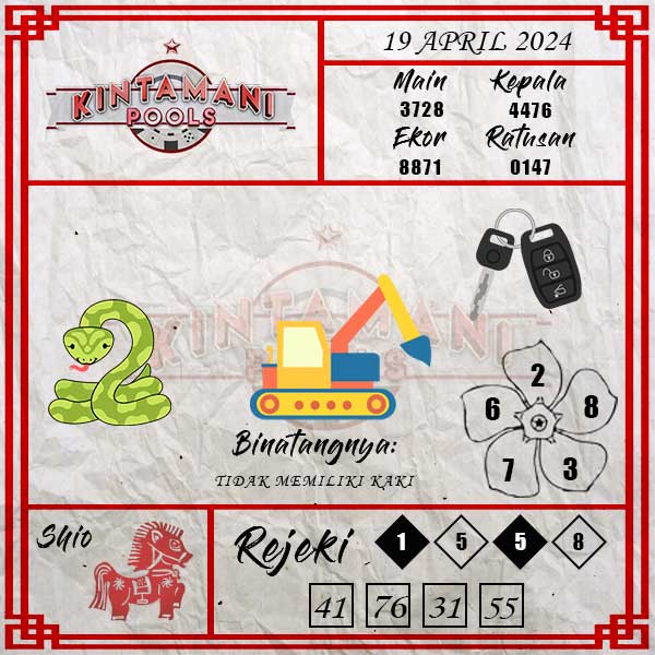 Kode Syair Kintamani  - April Pools