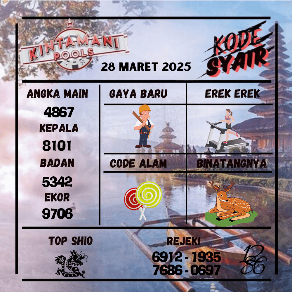Kode Syair Kintamani Pools - Maret  Pools
