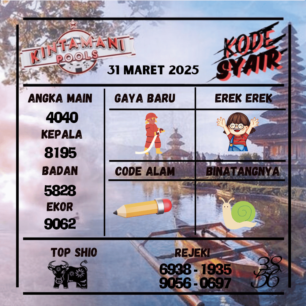 Kode Syair Kintamani Pools - Maret  Pools
