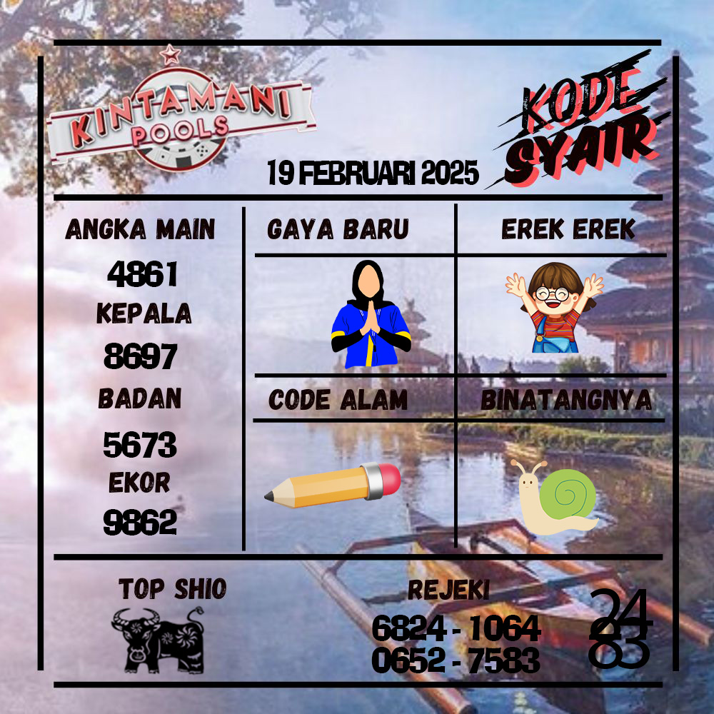 Kode Syair Kintamani Pools - Februari  Pools
