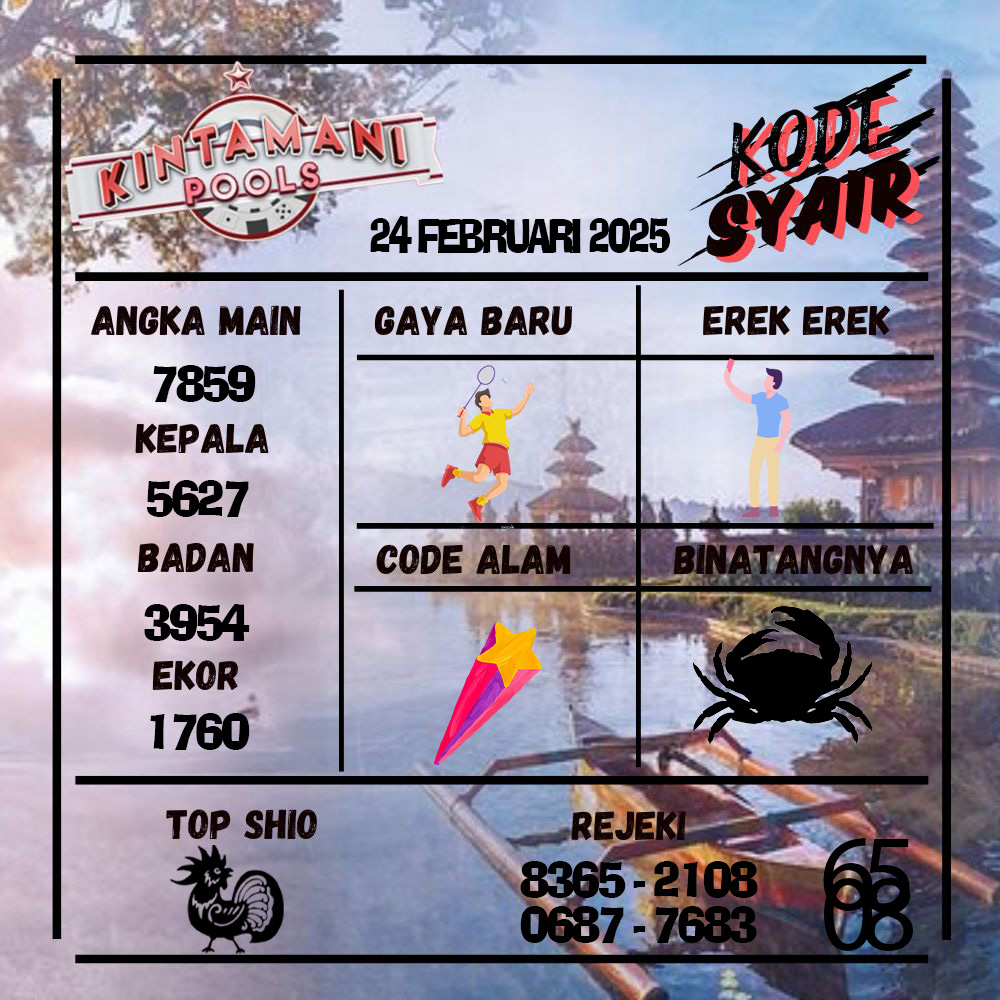Kode Syair Kintamani Pools - Februari  Pools
