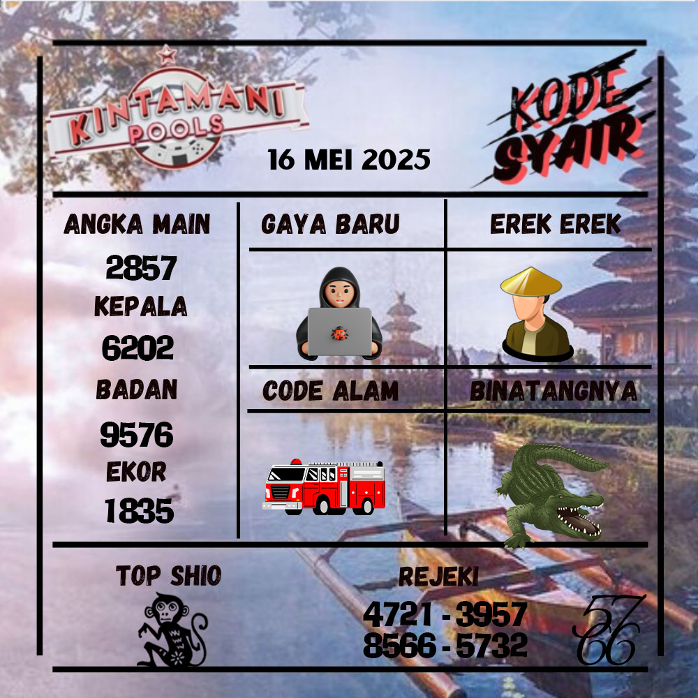 Kode Syair Kintamani Pools - Mei  Pools