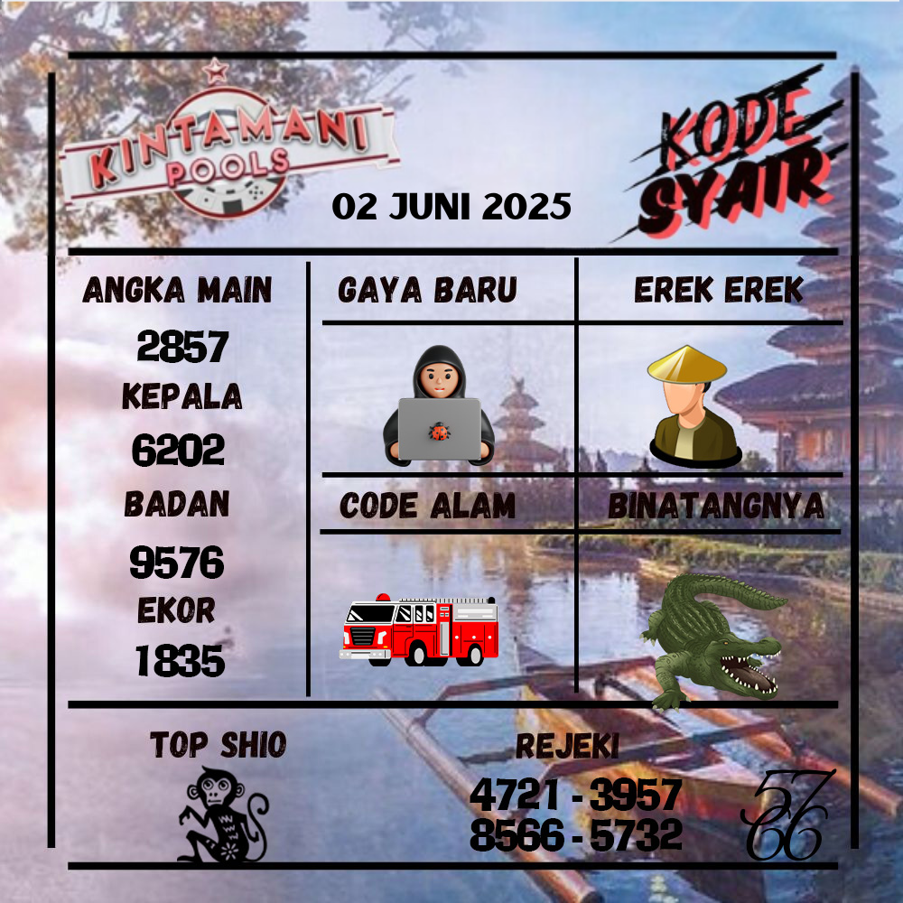 Kode Syair Kintamani Pools - Juni Pools