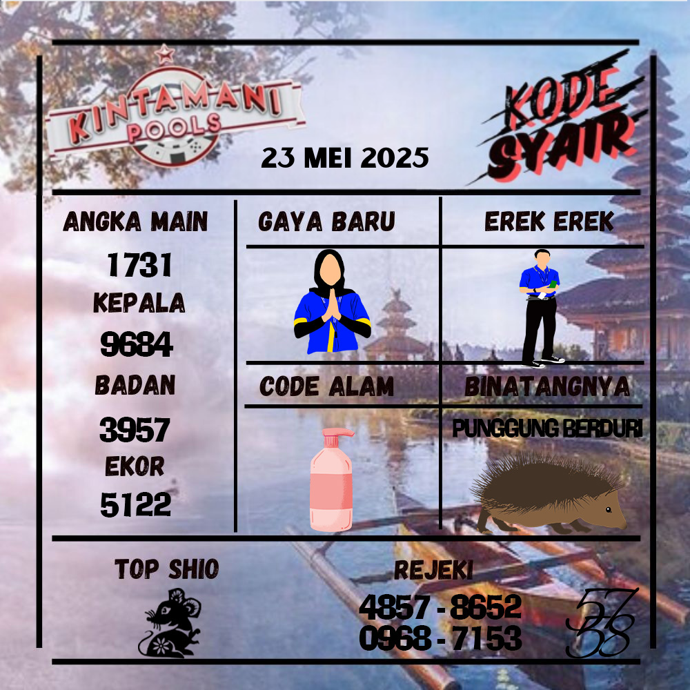Kode Syair Kintamani Pools - Mei  Pools