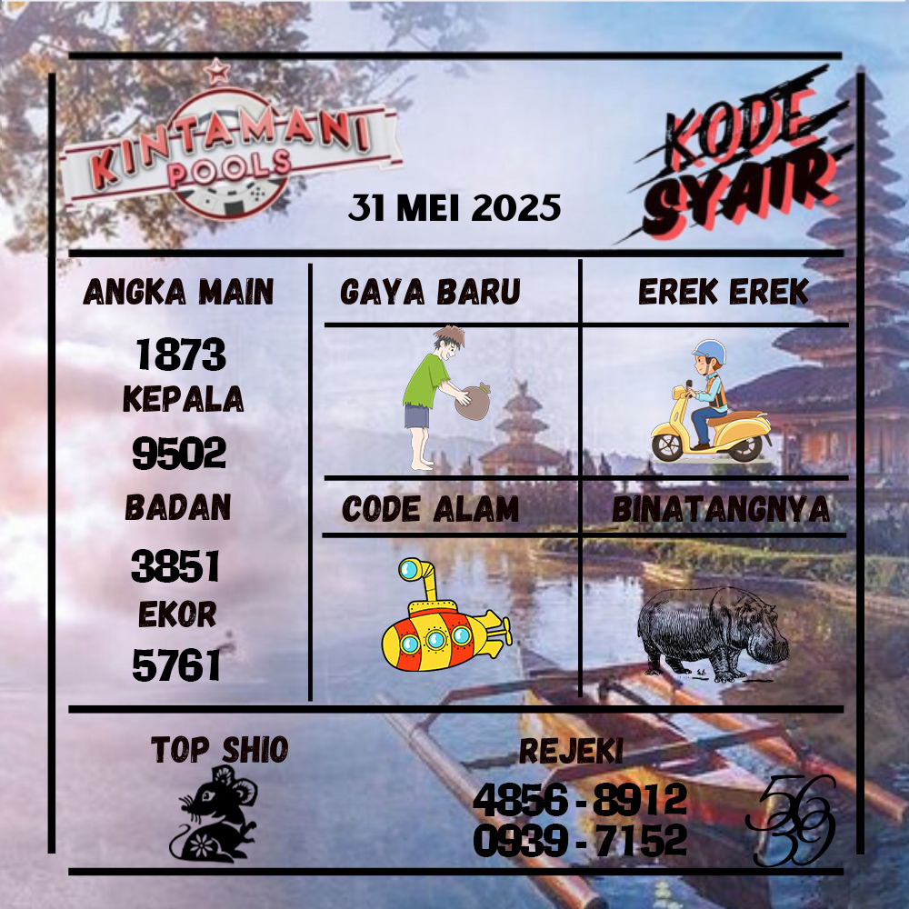 Kode Syair Kintamani Pools - Mei Pools