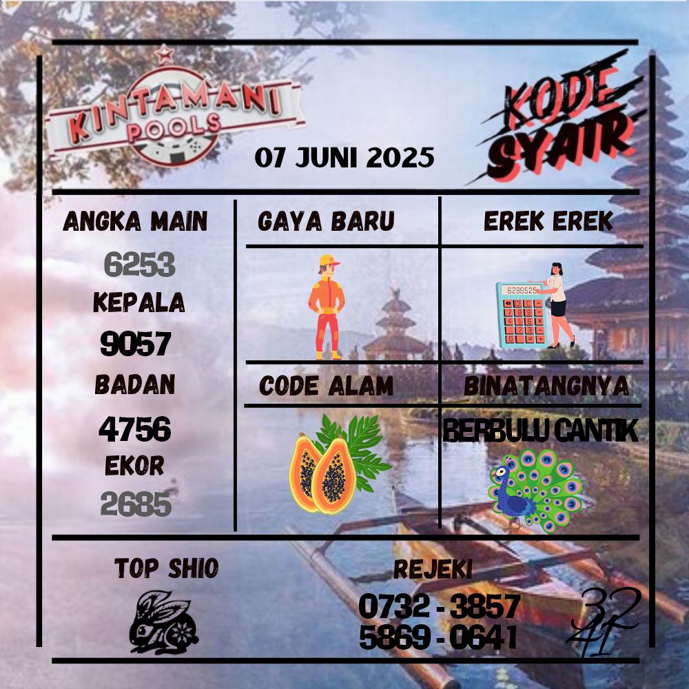 Kode Syair Kintamani Pools - Juni  Pools
