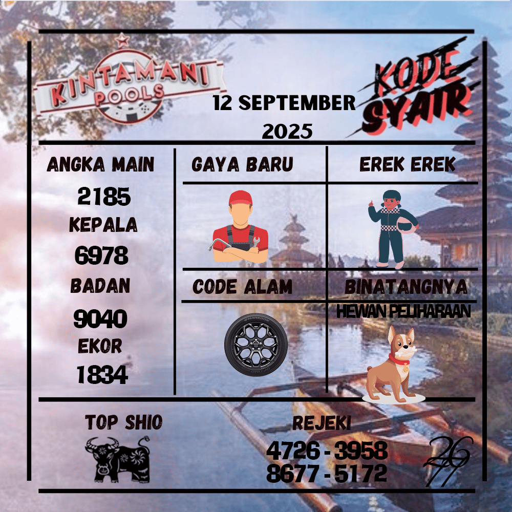 Kode Syair Kintamani Pools - September Pools